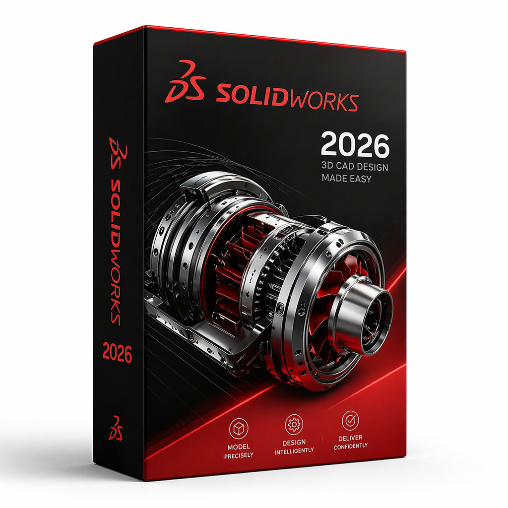 SolidWorks Professional 2026 3D CAD Software (Instant Download)